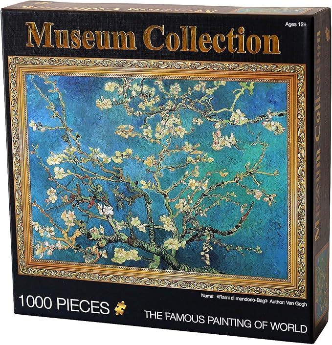 Moruska Almond Blossom by Vincent Van Gogh Jigsaw