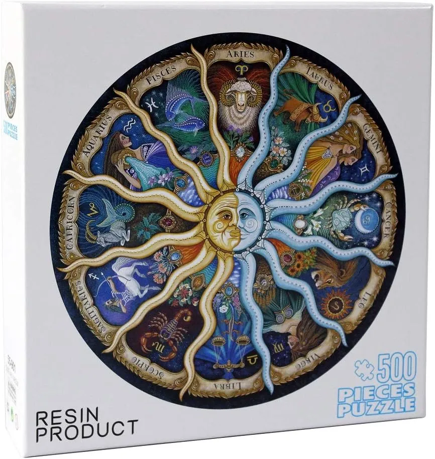Moruska 500 Piece Puzzles for Adults- Zodiac Constellation Puzzle-