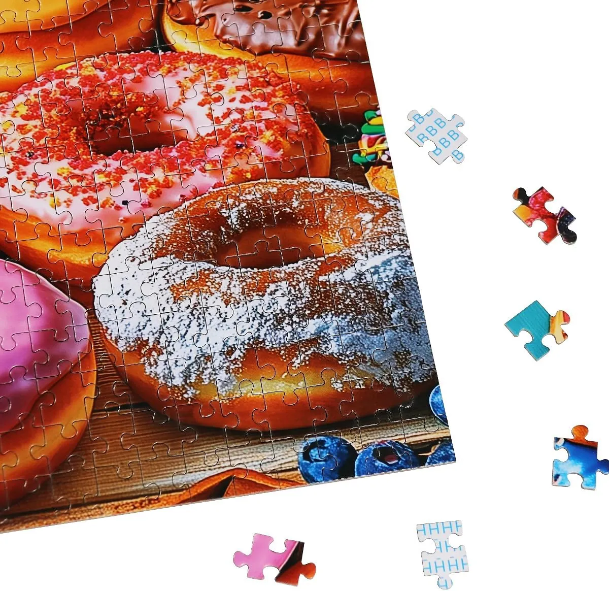 Moruska Donut Jigsaw Puzzle 1000 Piece for Adults Colorful
