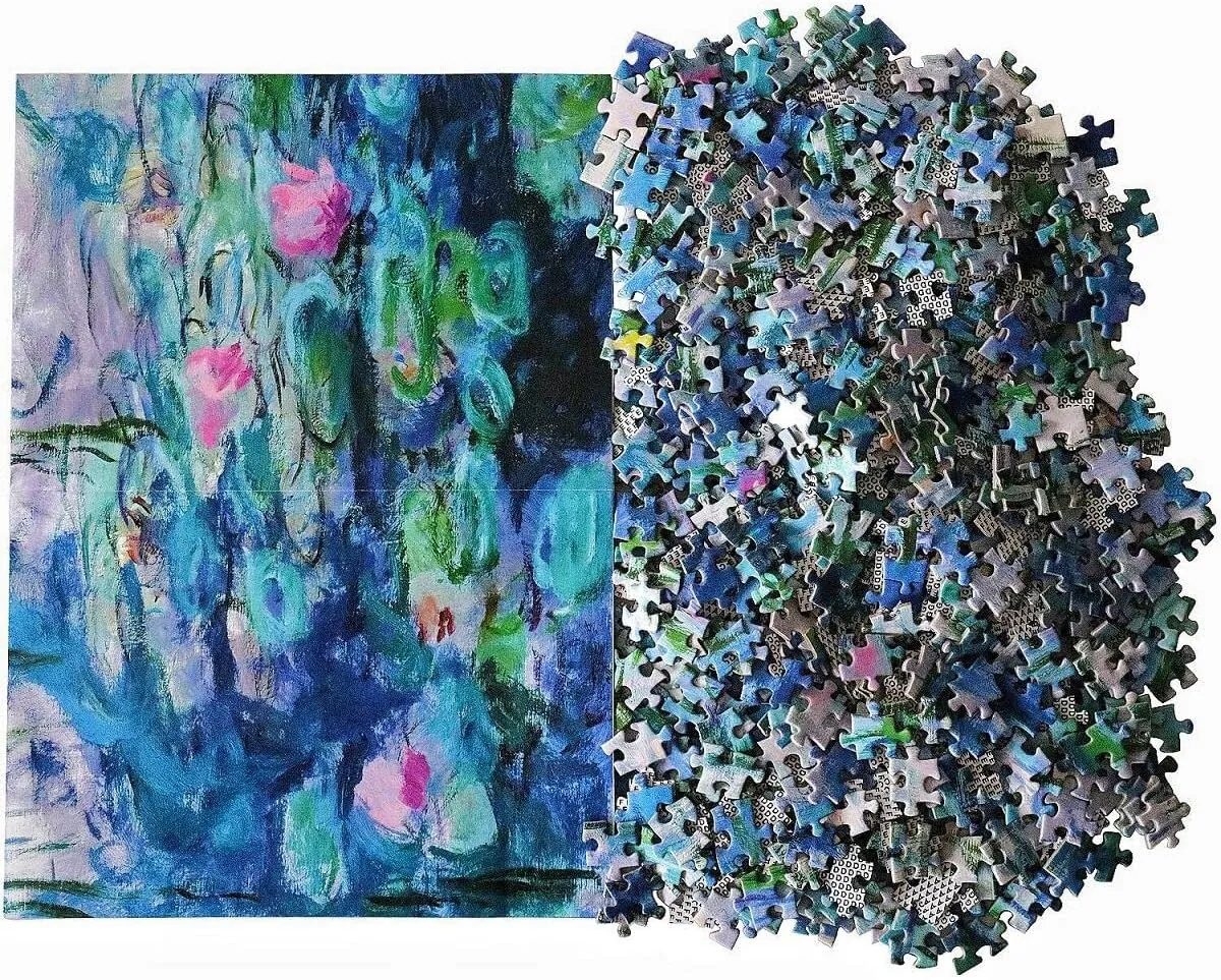 Moruska Water Lilies by Claude Monet Jigsaw Puzzle 1000