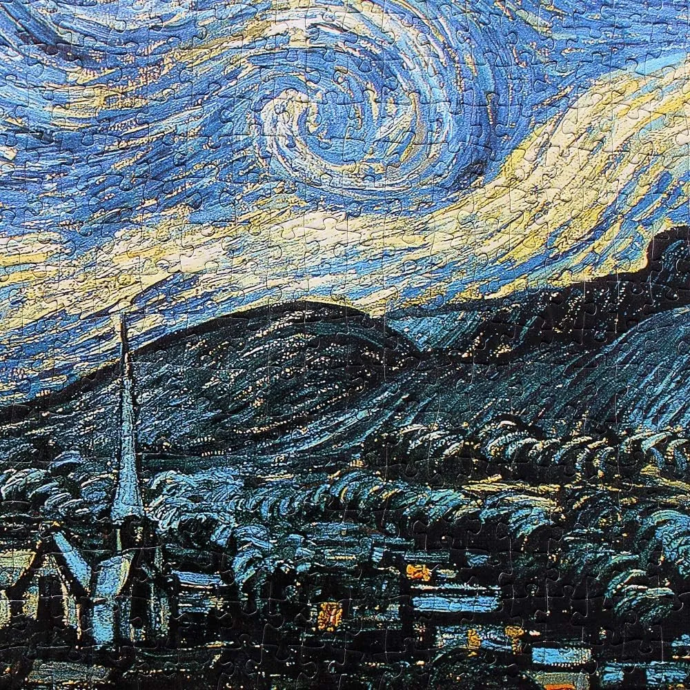 Moruska Starry Night by Vincent Van Gogh Jigsaw Puzzle