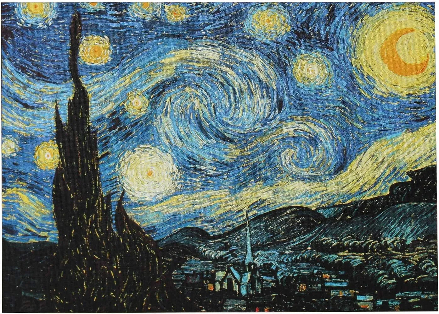 Moruska Starry Night by Vincent Van Gogh Jigsaw Puzzle