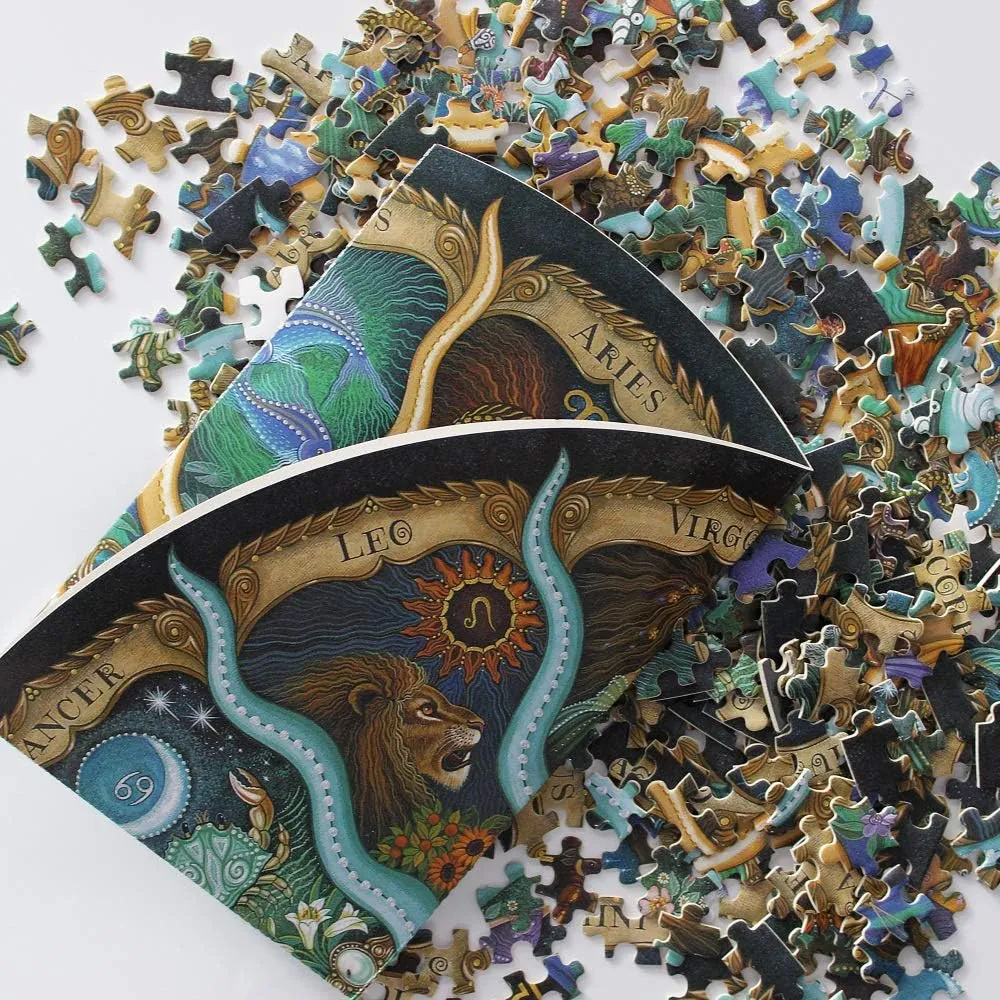 Moruska 500 Piece Puzzles for Adults- Zodiac Constellation Puzzle-