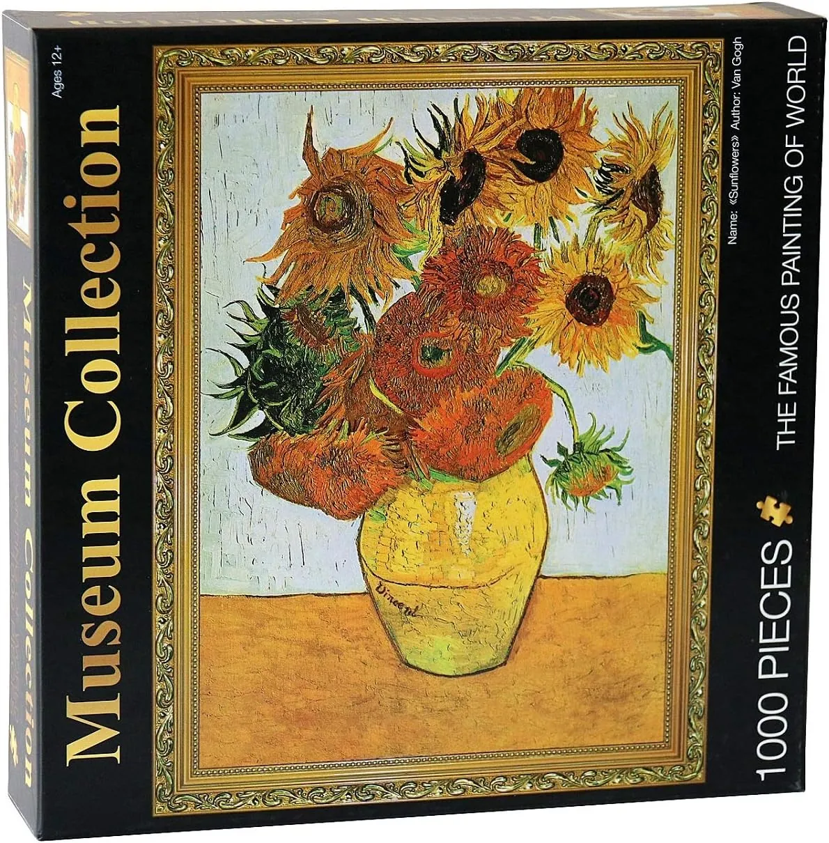 Moruska Sunflowers by Vincent Van Gogh Jigsaw Puzzle 1000