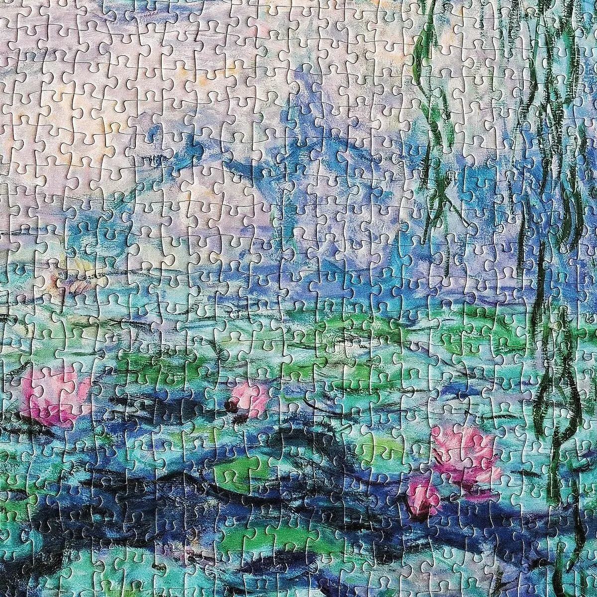 Moruska Water Lilies by Claude Monet Jigsaw Puzzle 1000